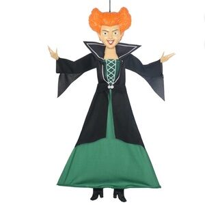 Hocus Pocus Winifred Hanging Figure Decoration 36” Disney Halloween Witch